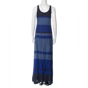 VINCE Sleeveless Long Striped Maxi Dress